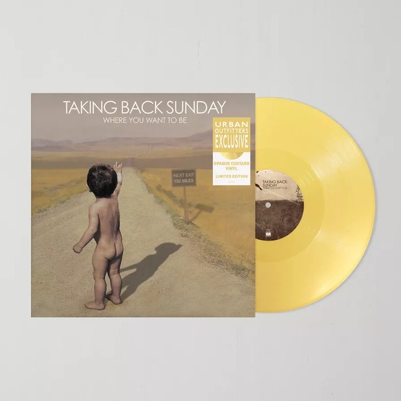 New urban outfitters exclusive taking back Sunday vinyl where you want to be